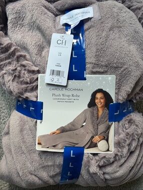 Midnight by Carole Hochman Plush Wrap Robe